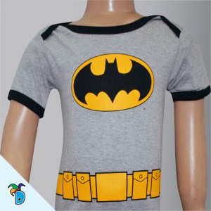 Pañalero Bat Man Gris